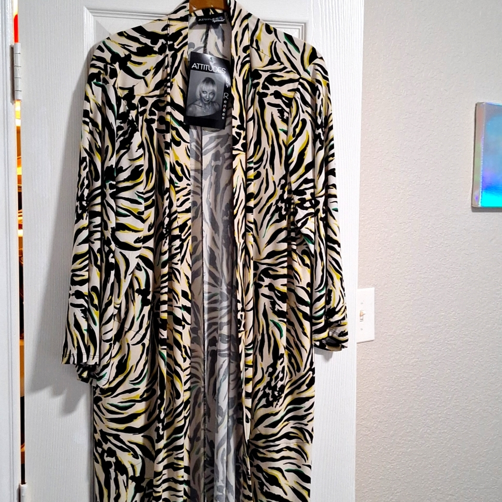 Brand new shell jacket zebra print